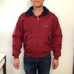 Vintage Red Patagonia Bomber Fleece